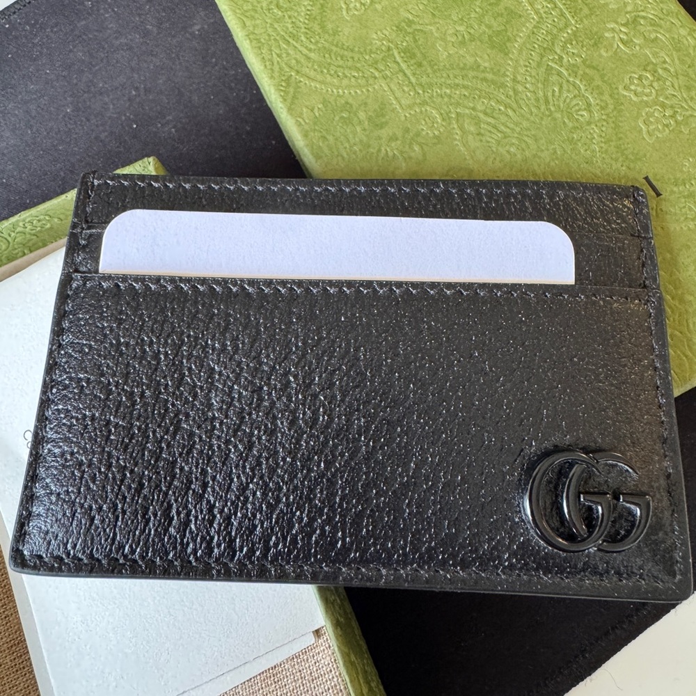 Gucci GG Marmont Leather Card Holder